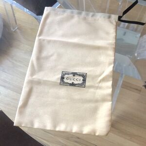 Gucci dust bag 9.25x15 inches